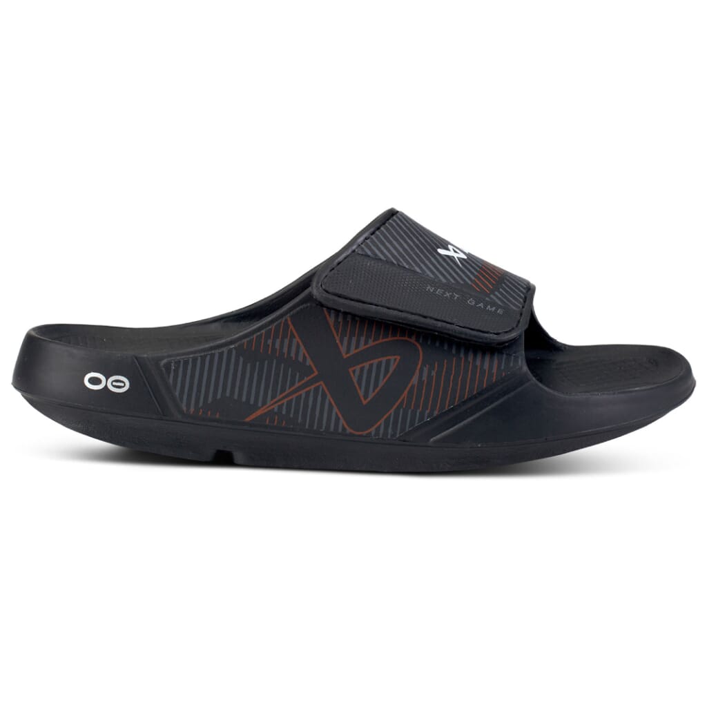 BAUER Oofos Sport Flex tofflor - Svarta