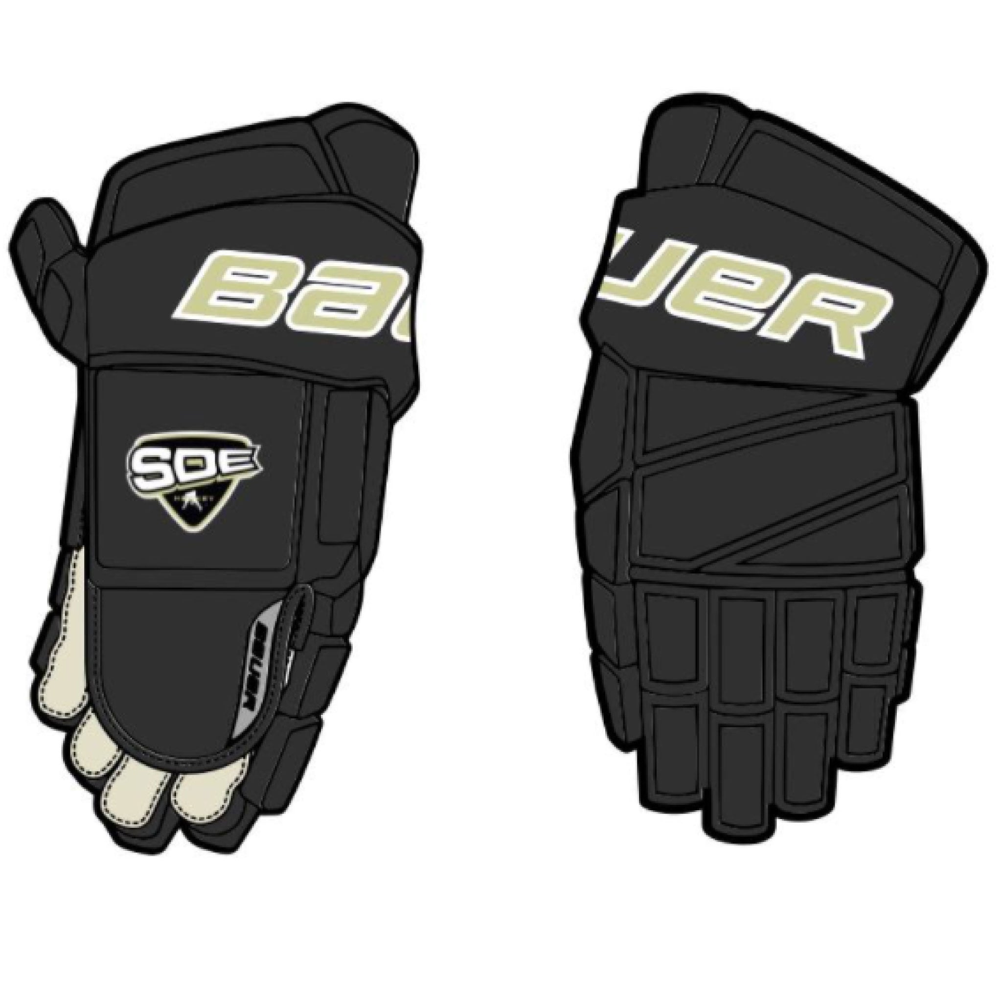 SDE handskar BAUER Team Elite - JR/Int