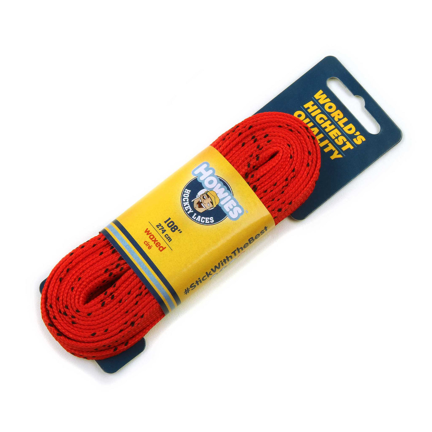 Howies Waxed Laces - Red